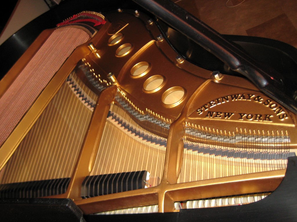 Steinway Model D Made of Wood, Glue and Metal